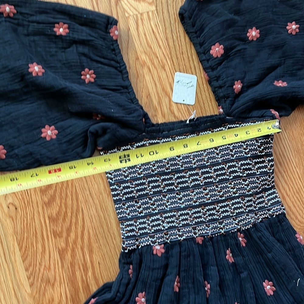 Free People Dahlia Embroidered Maxi Dress Size XS NWT - Picture 10 of 15